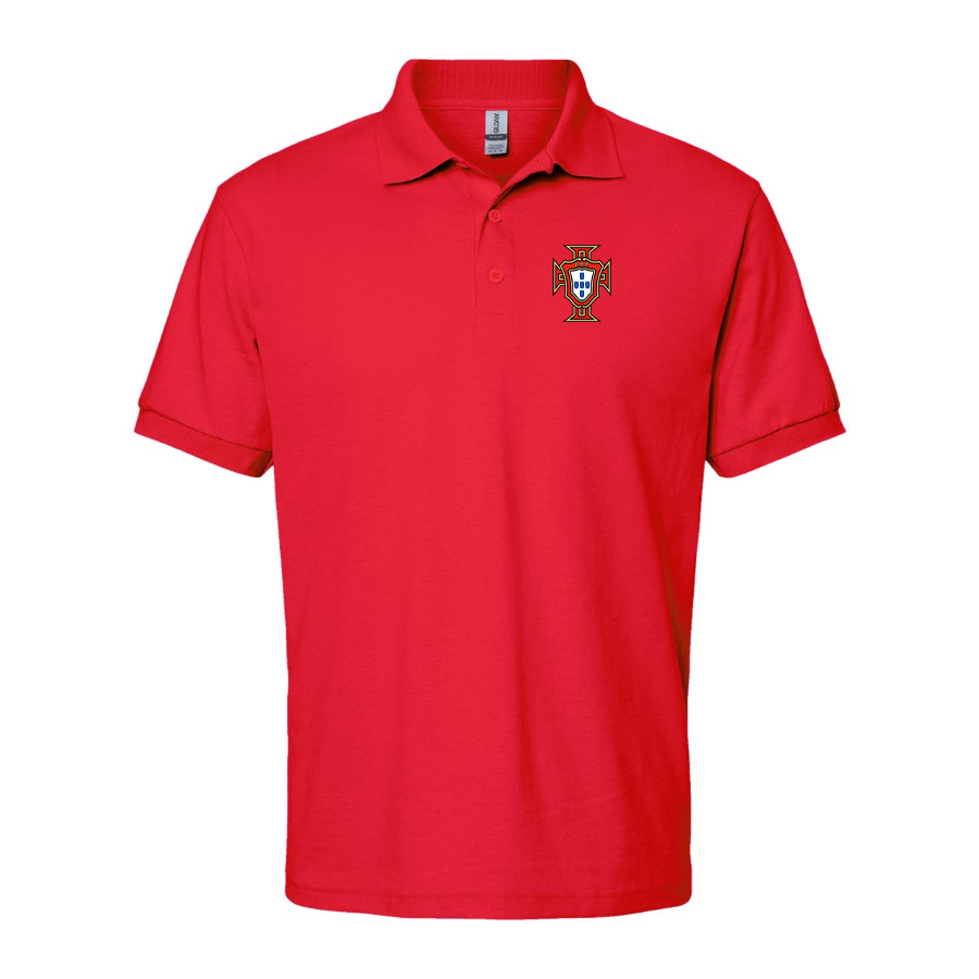 Men's Portugal National Soccer Team Dry Blend Polo