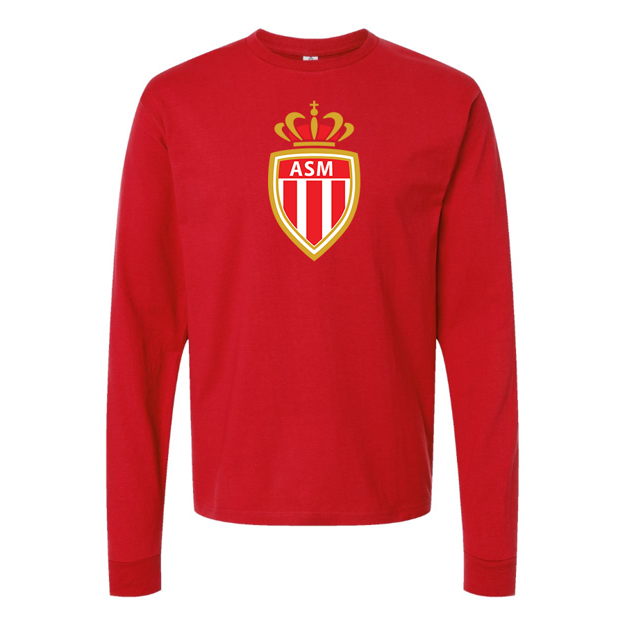 Youth Kids AS Monaco FC Long Sleeve T-Shirt