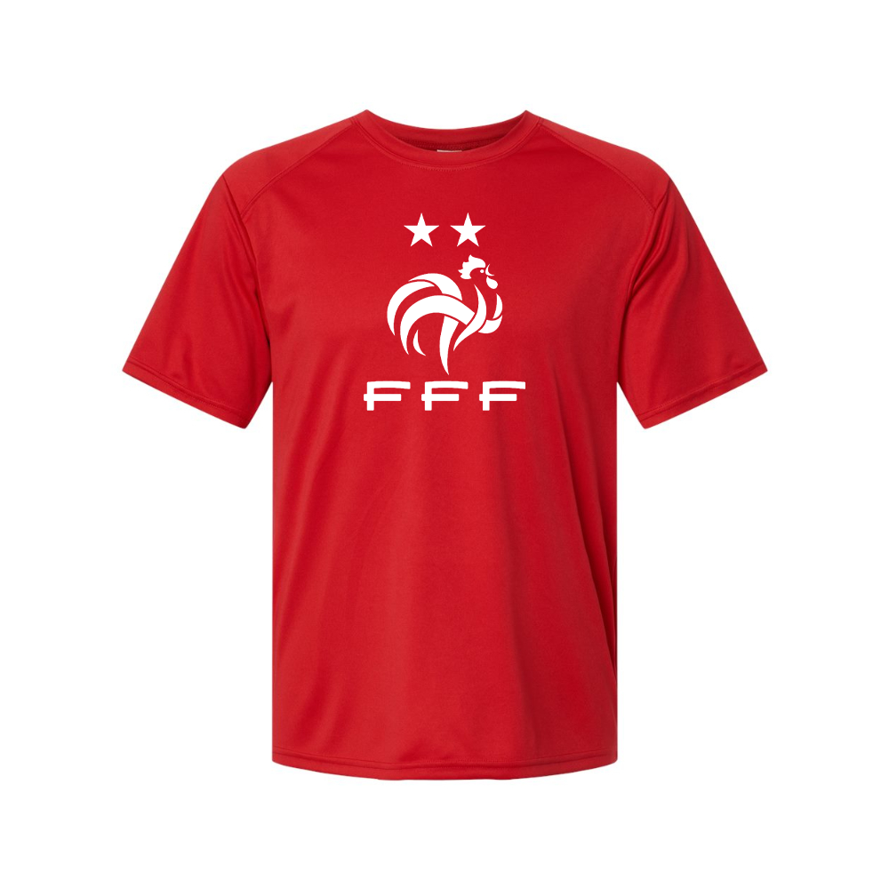 Men's France Soccer Performance T-Shirt