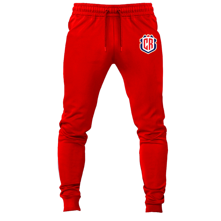 Men's Costa Rica National Soccer Team Joggers Sweatpants