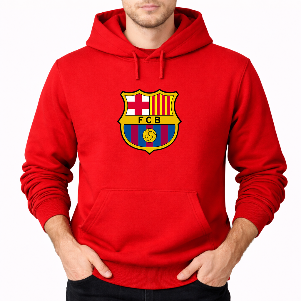 Men's F.C. Barcelona Soccer Pullover Hoodie