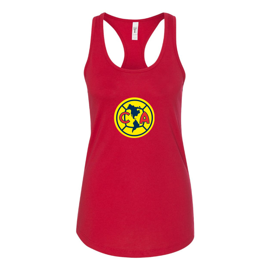 Women's Club America Football Racerback Tank Top