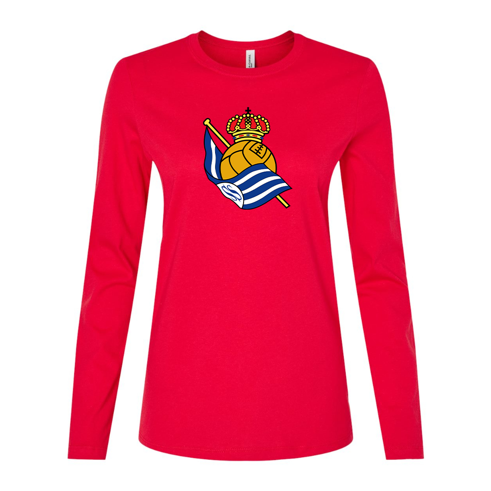 Women's Real Sociedad FC Long Sleeve T-Shirt