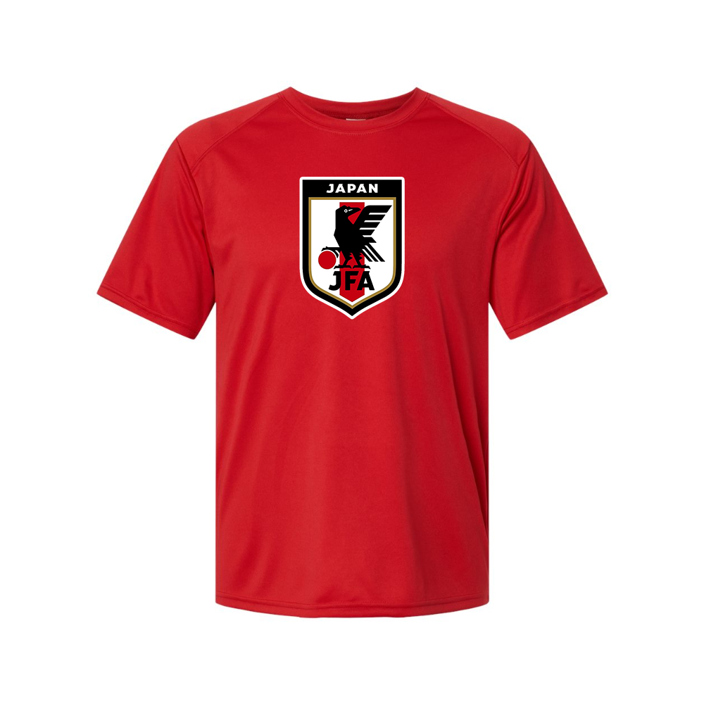 Youth Kids Japan National Soccer Team Performance T-Shirt