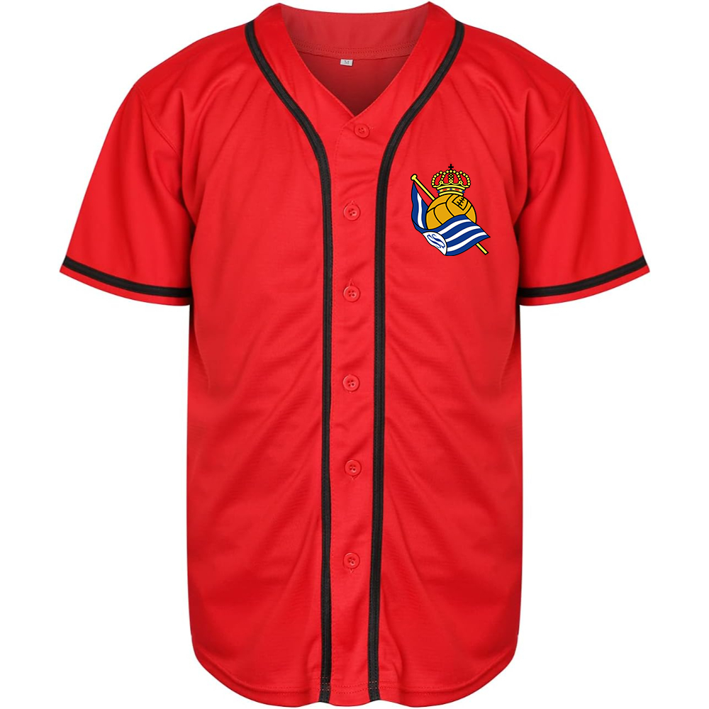 Men's Real Sociedad FC Baseball Jersey