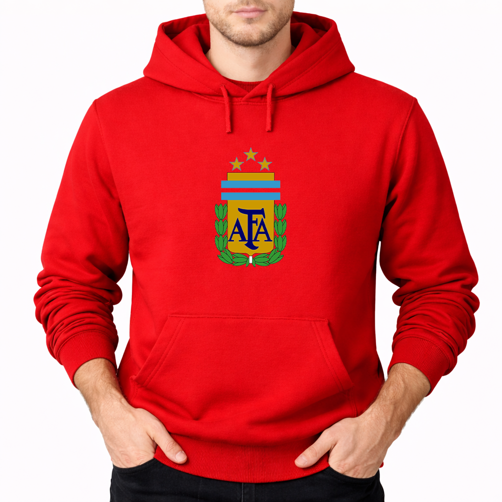 Men's Argentina National Soccer Team Pullover Hoodie