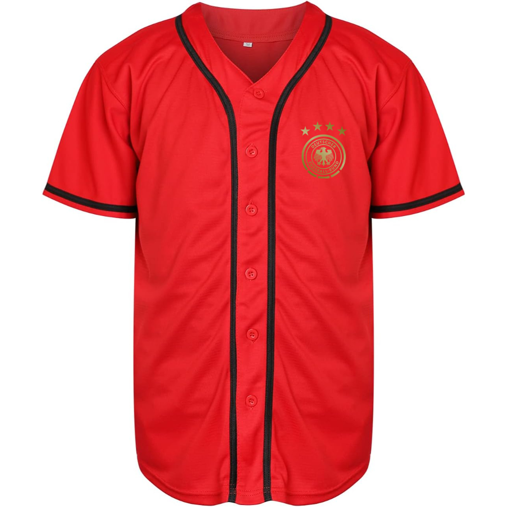 Men's Germany Soccer Baseball Jersey