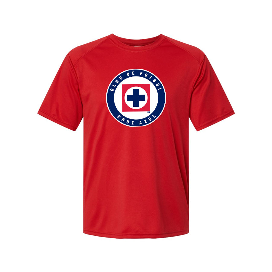 Youth Kids Cruz Azul Football Club Performance T-Shirt