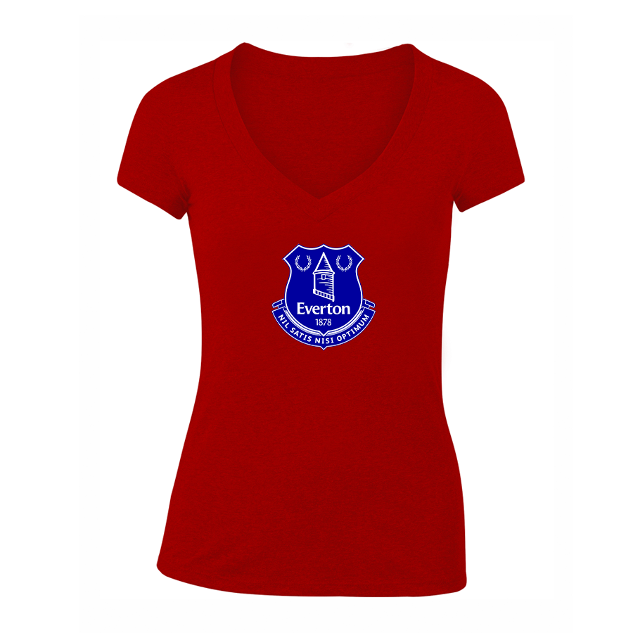 Women's Everton FC  V-Neck T-Shirt