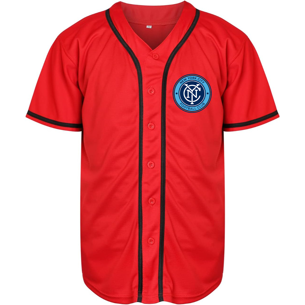 Men's New York City FC Baseball Jersey