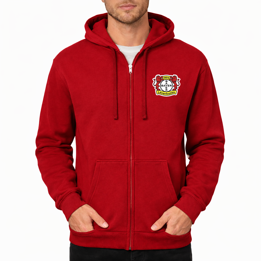 Men's Bayer Leverkusen FC Zipper Hoodie
