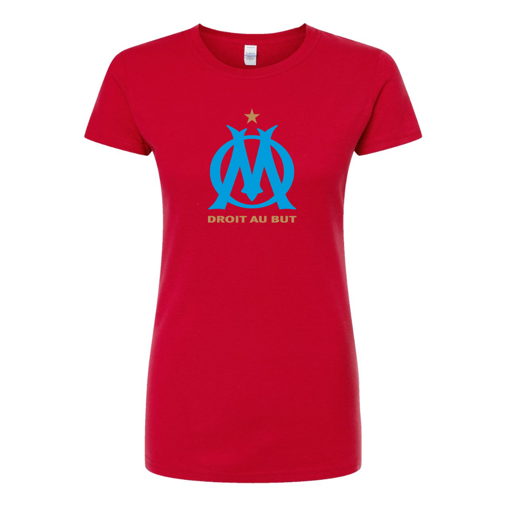 Women's Olympique de Marseille FC Round Neck T-Shirt