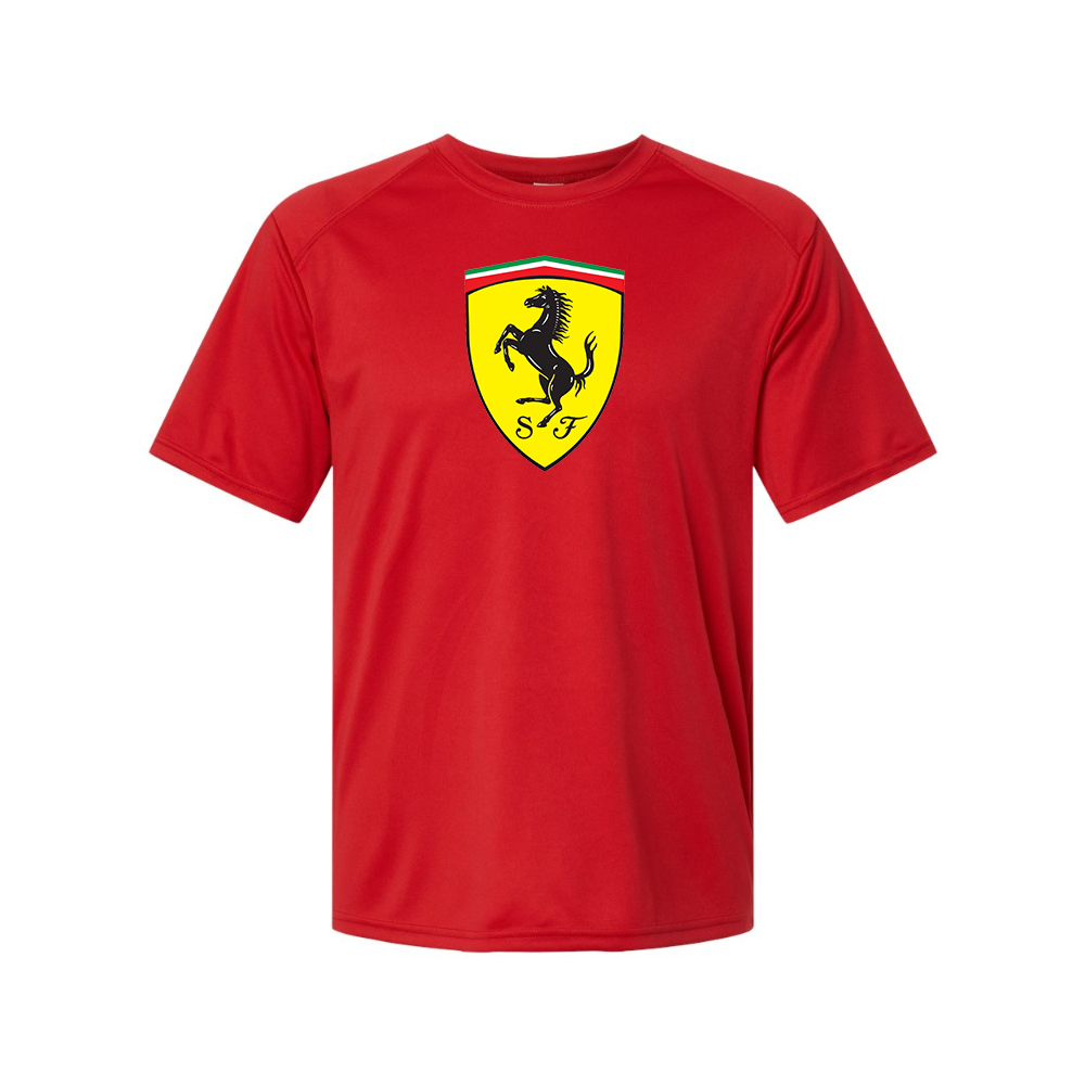 Youth Kids Ferrari Motorsport Car Performance T-Shirt