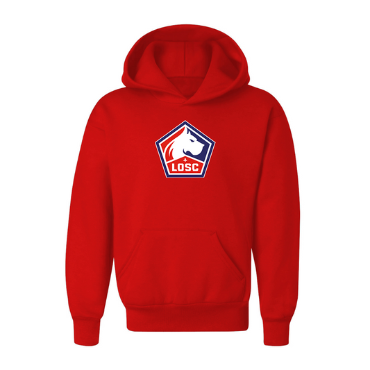 Youth Kids Lille Olympique FC Pullover Hoodie