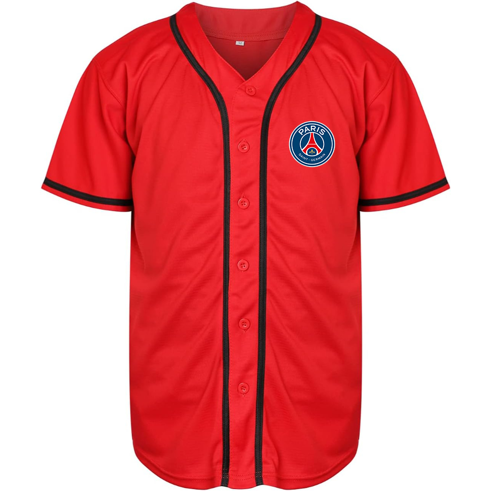 Men's Paris Saint-Germain Soccer Baseball Jersey