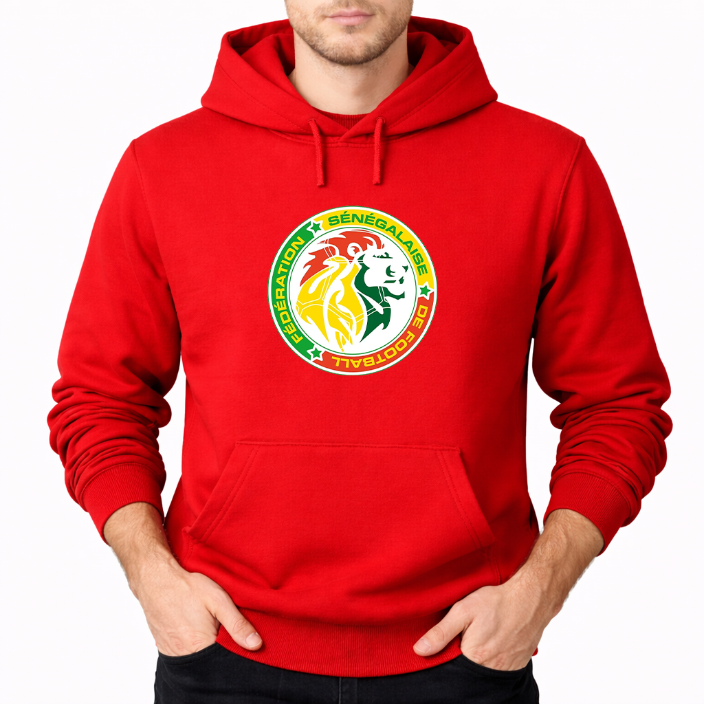 Men's Senegal National Soccer Team Pullover Hoodie