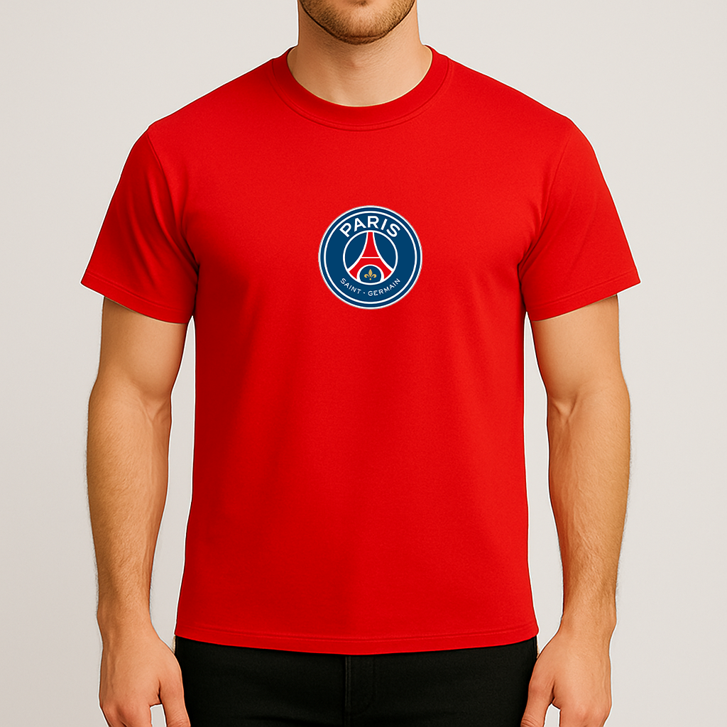 Men's Paris Saint-Germain Soccer Cotton T-Shirt
