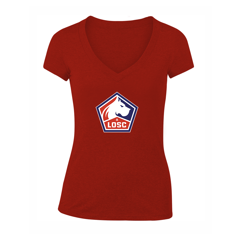 Women's Lille Olympique FC V-Neck T-Shirt