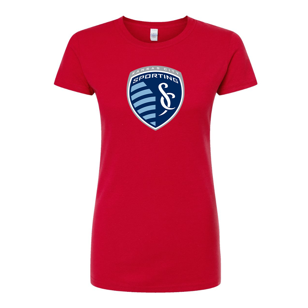 Women's Sporting Kansas City FC Round Neck T-Shirt