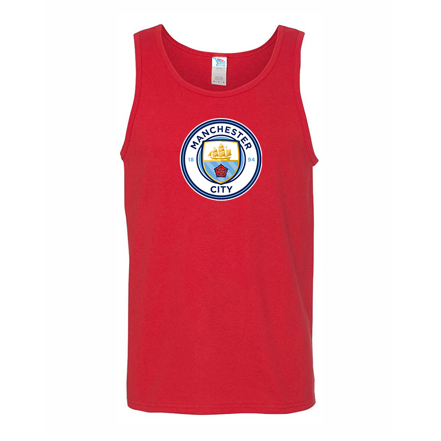 Men's Manchester City Soccer Tank Top