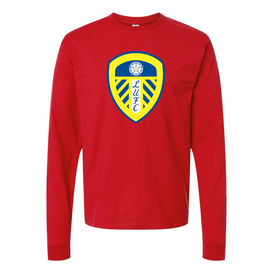 Youth Kids Leeds United Football Club Long Sleeve T-Shirt