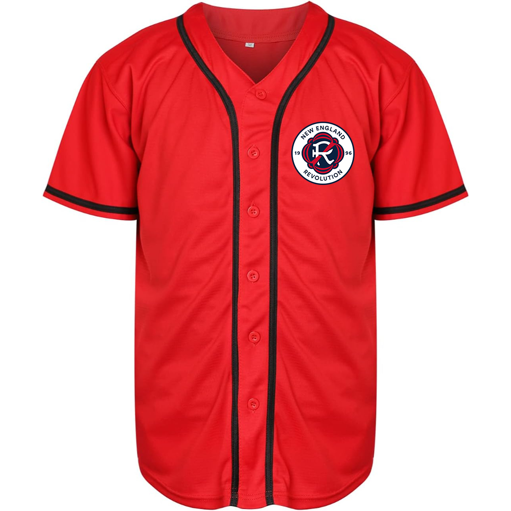 Men's New England Revolution FC Baseball Jersey