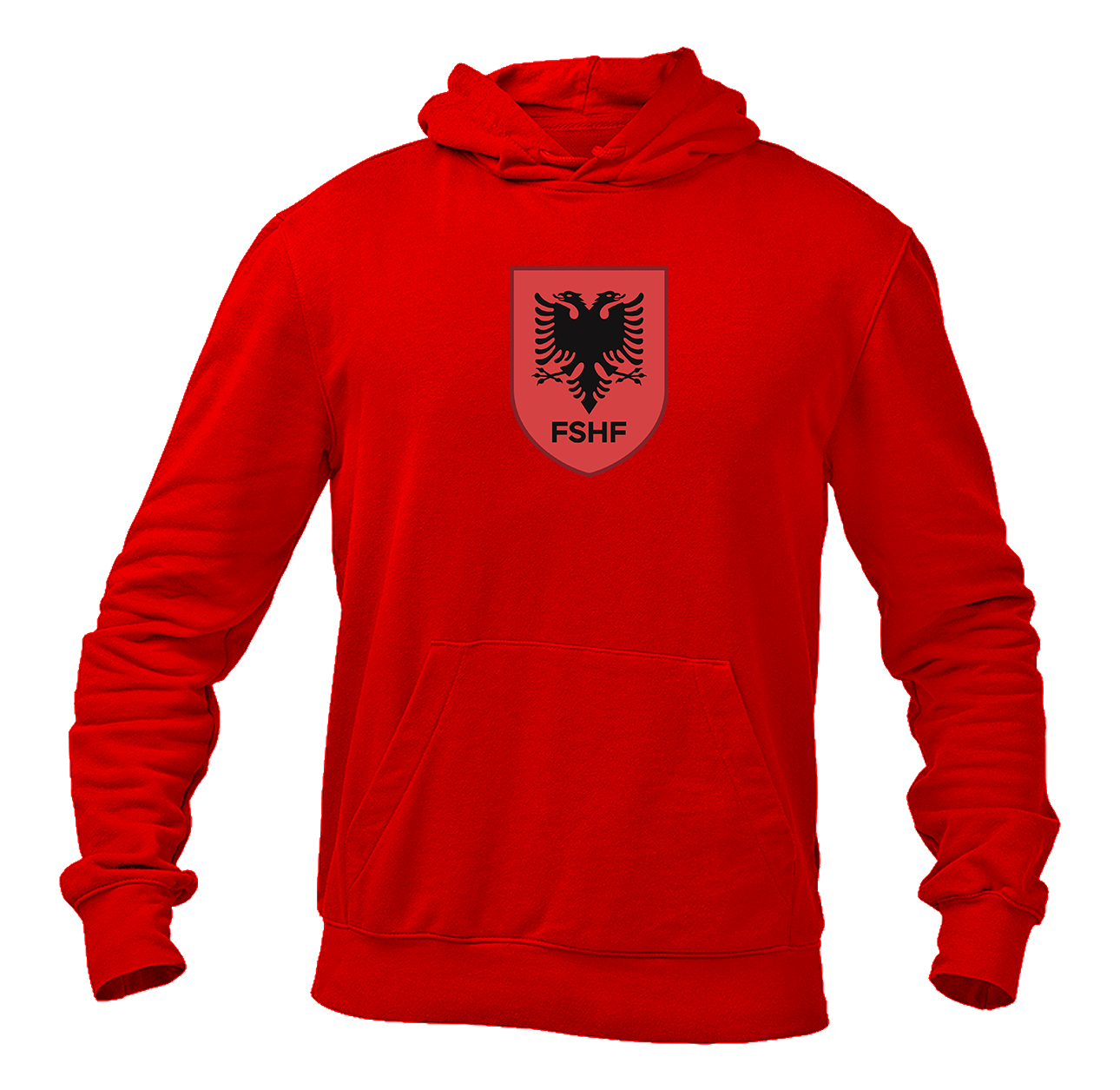 Men's Albania National Soccer Team Pullover Hoodie