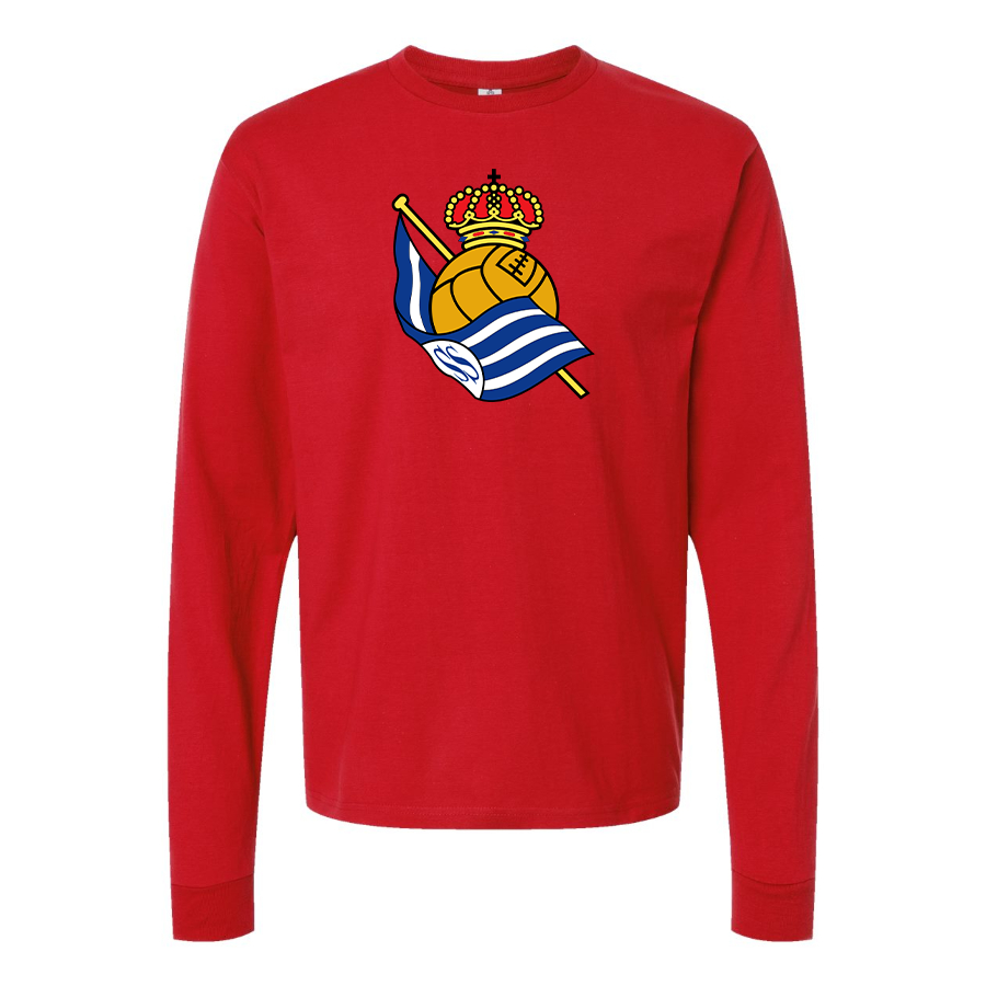 Men's Real Sociedad FC Long Sleeve T-Shirt