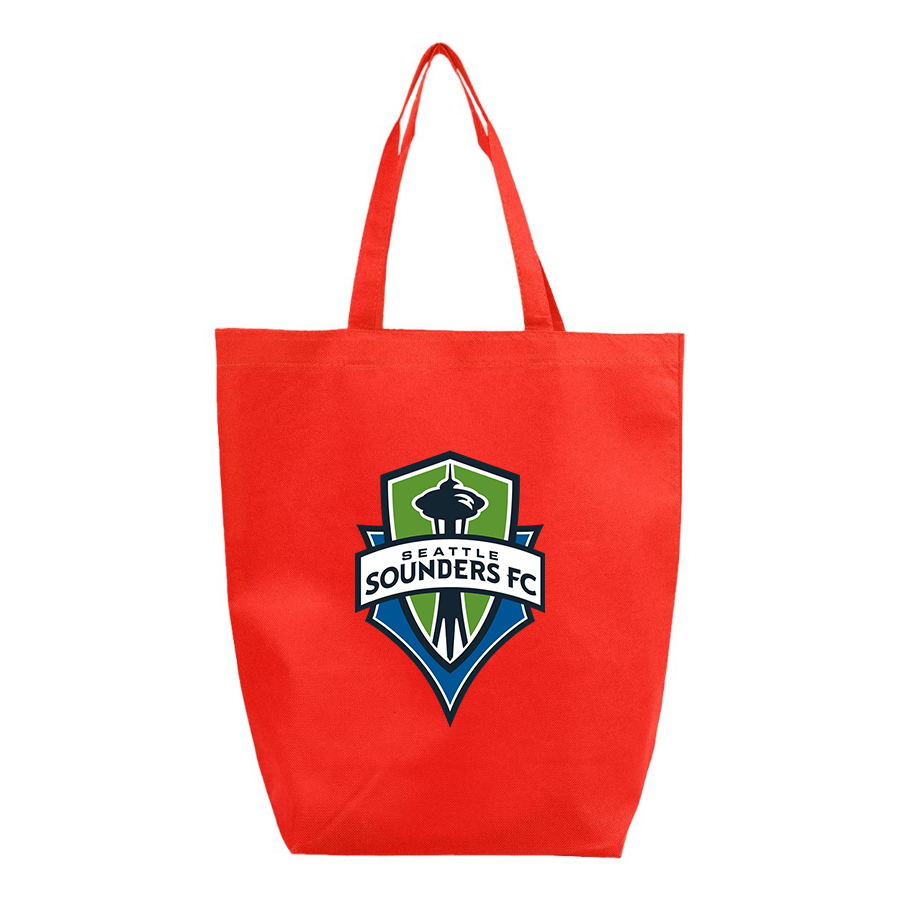 Seattle Sounders FC -  Q-Tees - Non-Woven Gusset Bottom Tote - Q1251