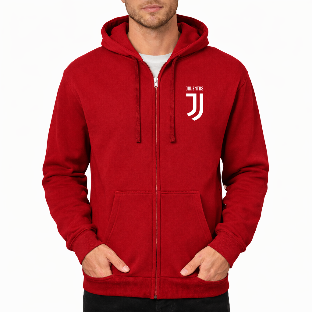 Men's Juventus Soccer Zipper Hoodie