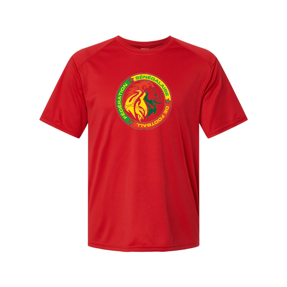 Youth Kids Senegal National Soccer Team Performance T-Shirt