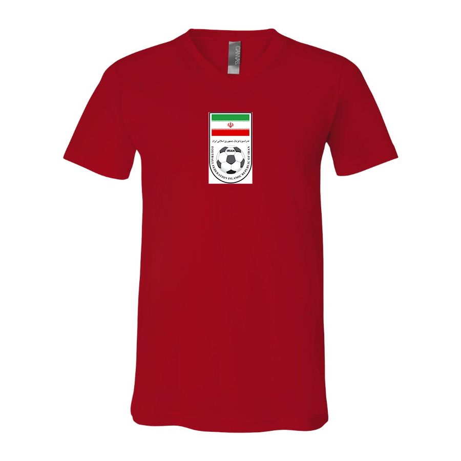 Men’s Iran National Soccer Team - BELLA + CANVAS - Jersey V-Neck Tee - 3005