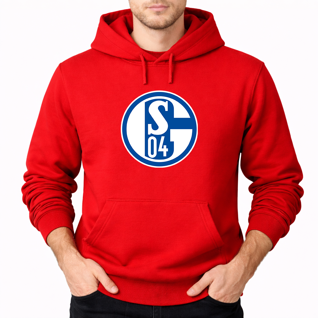 Men's Schalke 04 FC Pullover Hoodie