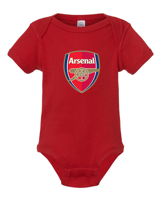 Baby Arsenal Soccer Romper Onesie