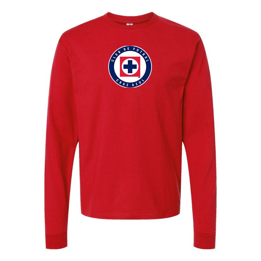 Men's Cruz Azul Football Club Long Sleeve T-Shirt