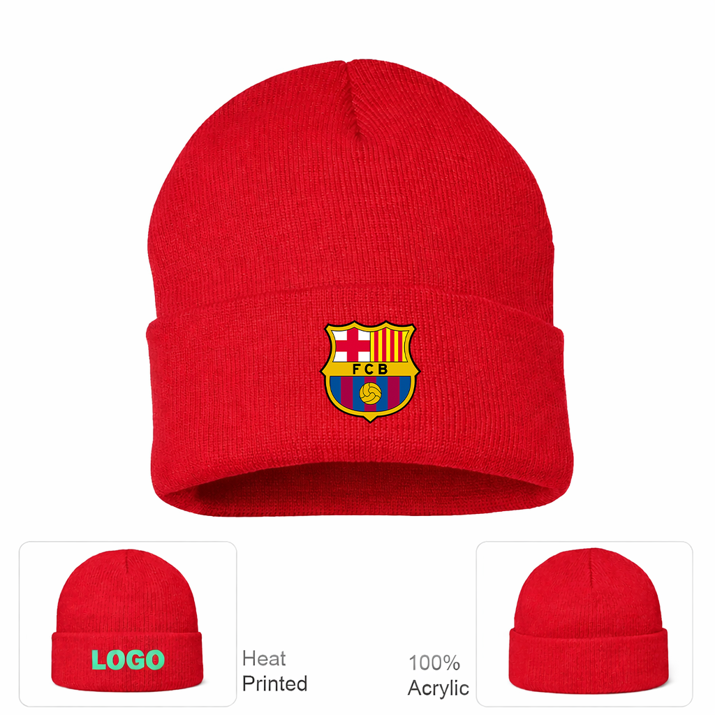 F.C. Barcelona Soccer Beanie Hat