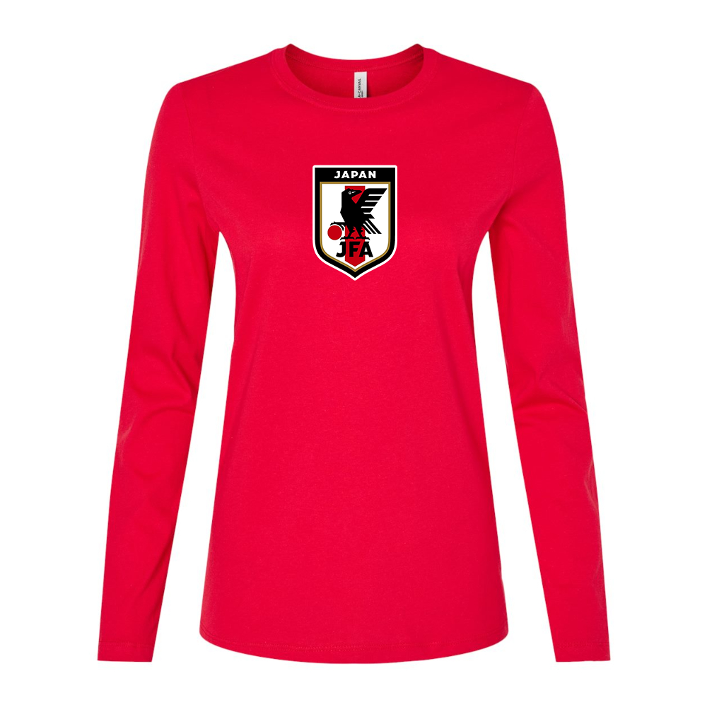 Women's Japan National Soccer Team Long Sleeve T-Shirt