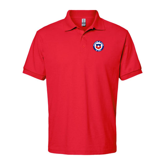 Men's Chile National Soccer Team  Dry Blend Polo