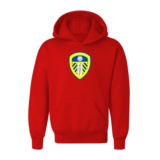 Youth Kids Leeds United Football Club Pullover Hoodie