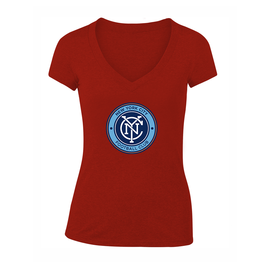 Women's New York City FC V-Neck T-Shirt