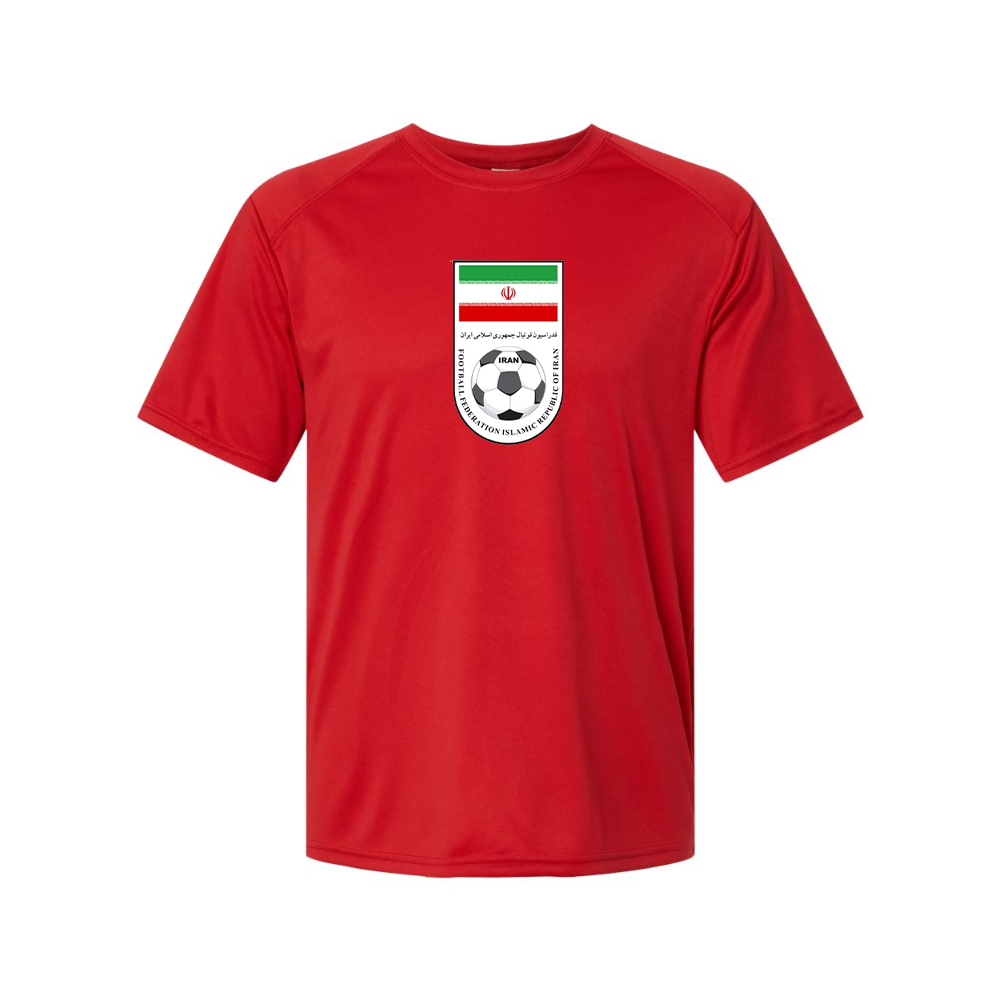 Youth Kids Iran National Soccer Team Performance T-Shirt