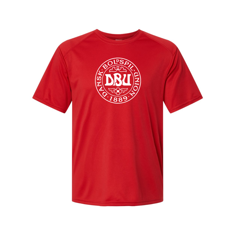 Men's Denmark Soccer Performance T-Shirt