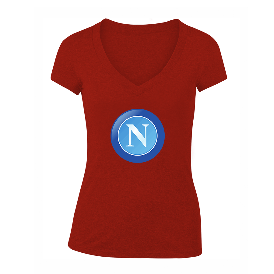 Women's Napoli FC V-Neck T-Shirt