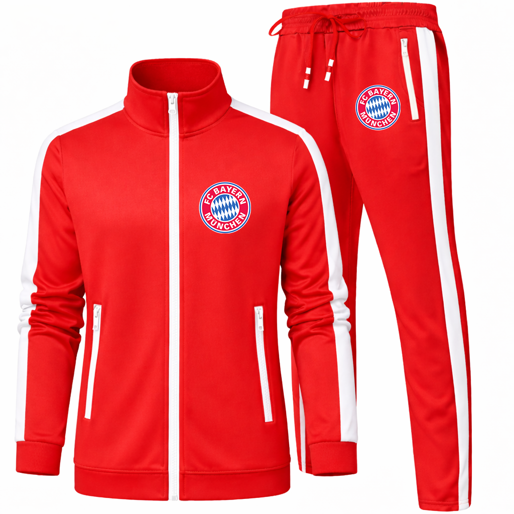 Men's F.C. Bayern Munchen Soccer Logo Dri-Fit TrackSuit