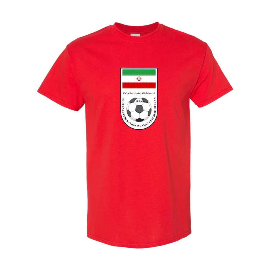 Youth Kids Iran National Soccer Team Cotton T-Shirt