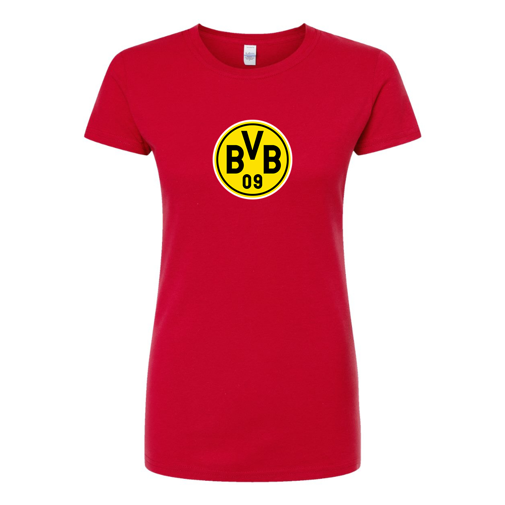 Women's Borussia Dortmund BVB FC Round Neck T-Shirt