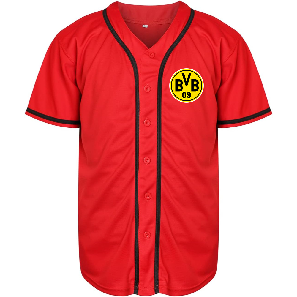 Men's Borussia Dortmund BVB FC Baseball Jersey