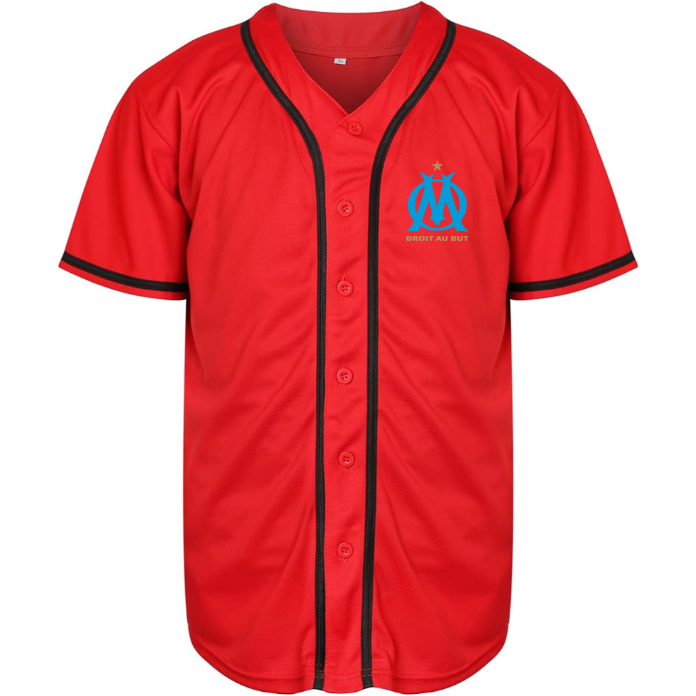 Men's Olympique de Marseille FC Baseball Jersey