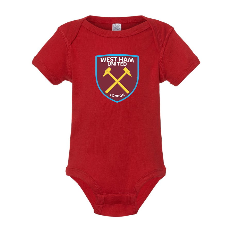 West Ham United FC Baby Romper Onesie