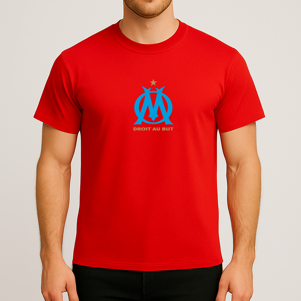 Men's Olympique de Marseille FC Cotton T-Shirt